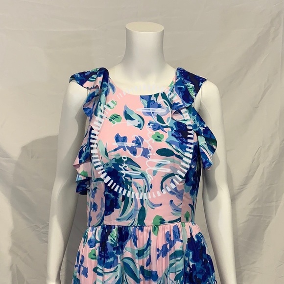 NWT Lilly Pulitzer Rory Midi Dress Sweet Pea - Picture 9 of 9
